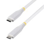 Kabel USB4 StarTech CC1M40GUSB4TPW 1 m USB-C an USB-C 40 Gbit/s Weiß