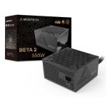 Fuente de Alimentación Montech BETA 2 550W Certificación 80 PLUS Bronze no modular