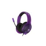 Auriculares Turtle Beach Airlite Fit con cable, micrófono abatible y licencia Nintendo, negro y púrpura