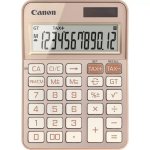 Calculadora de secretária Canon KS-125KB 12 dígitos Alimentação Batería/Solar Cor Rosa Dourado