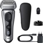 Rasoir Visage Braun Series 8 8617s Sans Fil 60min Sec et Mouillé Charge Rapide