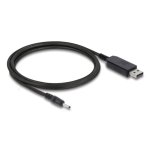 Cable de Carga USB A a DC Delock 1,5 m Negro