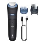 Máquina de Cortar Barba Philips Beard Trimmer 3000 BT3665/15 Sem Fios 80min 40 Comprimentos 2 Pentes