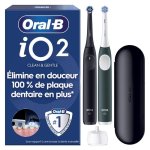 Cepillo de Dientes Oscilante Rotativo Oral-B iO Series 2 3 Modos 2 Cabezales Sensor de Presión Temporizador Estuche