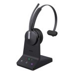Auricolari Yealink WH64 Mono wireless Bluetooth per ufficio e Teams neri