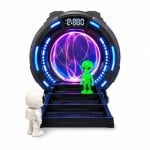 Lâmpada Projetor Galáxia Karawan Warp Gate com Controlo Remoto, Lâmpada Noturna LED RGB Espacial
