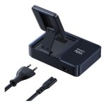Cargador Baseus Nomos NH21 4-en-1 Inalámbrico USB-C Qi2 160W Negro Cosmic