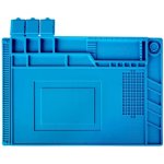 Lötmatte S-160 aus Silikon Hitzebeständig, Antistatisch und Magnetisch 30 x 40 cm