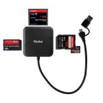 Kartenleser Rollei 25102 USB 3.0 Type-A/Type-C Schwarz