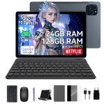 Tablet T90 WiFi 11" 8GB 128GB Gris con Teclado y Stylus Pen