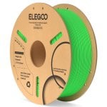 Filamento PLA Elegoo Verde claro 1,75 mm 1 kg para impressão 3D precisa