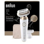 Depiladora Elétrica Braun Silk-épil 9 Flex 9-060 sem Fios 2 Velocidades 2 Cabeças Seco e Húmido