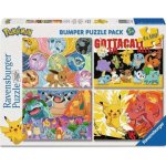 Puzzle Ravensburger Pokémon-Kumpels 4x100 Pezzi Bambini 5 anni