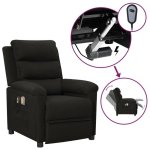 Sillón de Masaje Eléctrico vitaXL Nero 1 pezzo