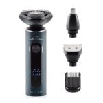 Máquina de Barbear Facial ETA Lucas 4343 Recarregável 150min Seco 3 Lâminas Aparador Precisão