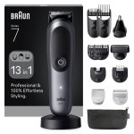 Multifunktions-Haarschneider Braun 80789908 Kabellos 120min 21 Schnittstufen 9 Aufsätze Wasserdicht