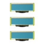 Cabeçalho para barbear Philips Norelco OneBlade QP235/50 3 unidades Azul e Verde