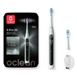 Escova de Dentes Oscilante Clean Oclean X Pro 20 5 Modos 2 Cabeças Estojo USB
