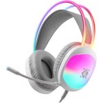 Cuffie Defender Eclipse RGB wireless USB gaming isolamento chiuso bianche