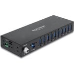 Hub Delock 10 Ports 5 Gbps Modell 60792 Industriemontage robust