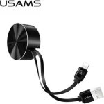 Câble Usams Lightning à USB-A 1 m Noir