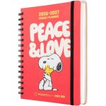 Agenda Snoopy Escolar 2026/2027 Vista Semanal A5 12 Meses