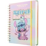 Agenda Escolar Grupo Erik Stitch y Angel A5 Semana Vista