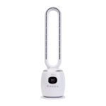 Ventilador Torre Jata JVTE1201 60W 3 Velocidades Oscilante con Mando Temporizador LED