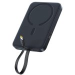 Bateria externa magnética Baseus EnerFill FM11 10000mAh 30W cabo integrado Preto cósmico