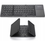 Teclado Zenwire Slim WLK-615 Bluetooth dobrável com teclas retroiluminadas