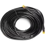 Cabo de rede LTC CAT6e UTP 25 m RJ45 a RJ45 preto