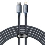 Cable USB-C a Lightning Baseus Crystal Shine 2 m Gris 20W PD