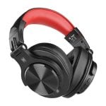 Auriculares OneOdio Fusion A70 Bluetooth 5.2 Preto e Vermelho