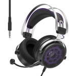 Auriculares Fifine H18 con cable USB y jack 3,5 mm para gaming con sonido 7.1 negro