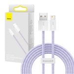 Cable Baseus Dynamic USB a Lightning 2.4A 2m Púrpura