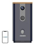 Distributeur de nourriture pour animaux Dogness T03 Noir avec caméra HD
