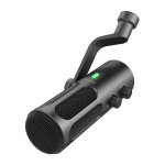 Micrófono Fifine Tank3 USB-C XLR cardioide con control y mute táctil