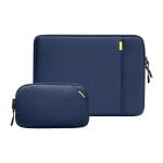 Capa Tomtoc Defender-A13 para portátil 14" + estojo de acessórios azul marinho