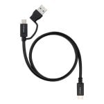 Cavo USB-C Nanocable 2 m con adattatore USB-A