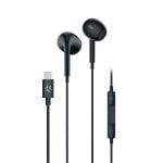 Kopfhörer Celly UP1300TYPECBK mit USB-C-Kabel für Anrufe und Musik schwarz