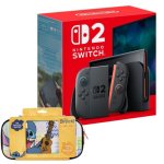 Nintendo Switch 2 7.9" FullHD HDR 120Hz 256GB Azul/Rojo + Bolsa Transporte Blade Stitch Guitarra