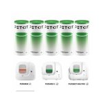 Pack 5 Rolos Bolsas Arenero Automatico 8L Verde Petkit
