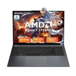 Portátil Blackview GamiBook 6 16" AMD Ryzen 7 7735HS 16GB 512GB SSD Radeon 680M Windows 11 Pro