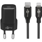 Ladegerät USB-C 30W Goobay 64574 Schnellladung Schwarz