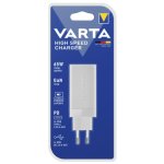 Ladegerät Varta 65W 3 USB-C und USB-A Ports Schnellladung Universal Weiß