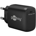 Caricatore USB-C Goobay 65367 25W Power Delivery GaN Interno Nero