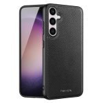 Funda Nevox StyleShell NYLO Nylon Noir Antichoc pour Galaxy S25+