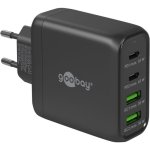 Schnelllader Multiport USB-C Goobay 64817 68W GaN 4 Ports