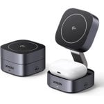 Stazione di ricarica wireless 2 in 1 Ugreen compatibile MagSafe Qi2 15W