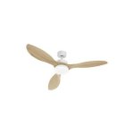 Ventilador de Techo con Luz Farelek Oklahoma 100W 137cm 3 Velocidades Mando Reversible LED Regulable